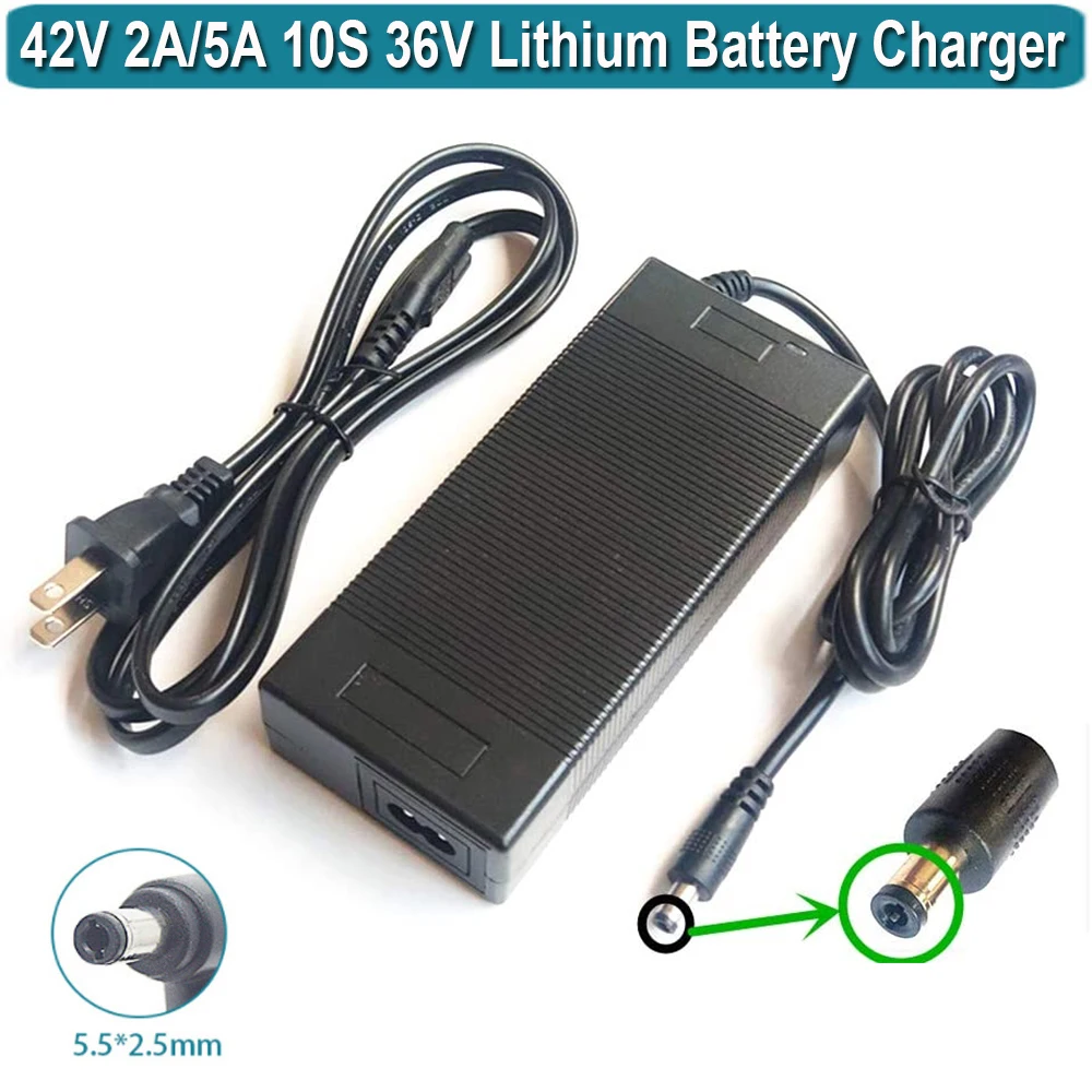 42v 5a Charger 36v Electric Bike Replacement Charger Output 2a For 36