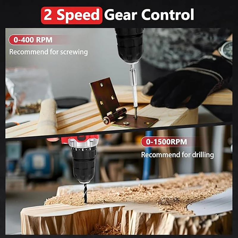 킹툴 276피스 공구 세트 - 12V 무선 전동 드릴 드라이버, 서랍형 공구함, 드릴 세트 포함