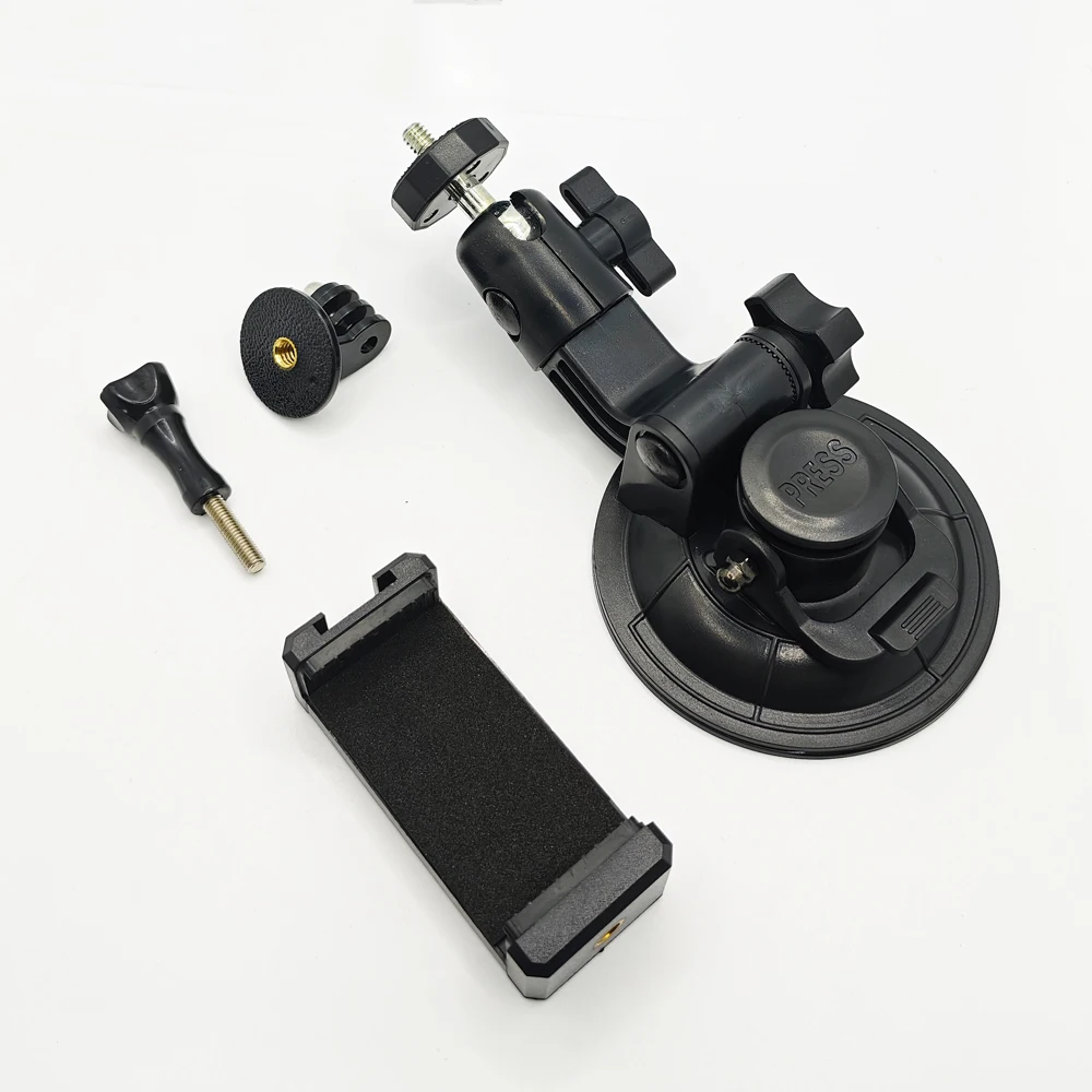 Supporto per telefono a ventosa per auto da 9 cm, supporto per auto con fotocamera a ventosa per GoPro Hero 13 12 Insta360 DJI Osmo Action 5 Pro 4 Accessori  44