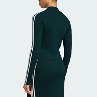 Veste tricotée à la mode pour femme Adidas Genuine Clover, coupe slim, JY2599 3