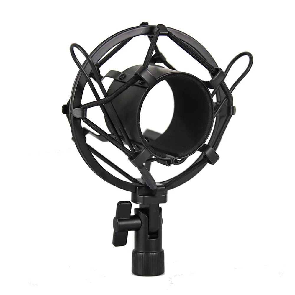 Universal Microphone Shock Mount Anti Vibration Isolation Clip Holder for 42.4mm Condenser Mic microphone accessories,microphone clip
