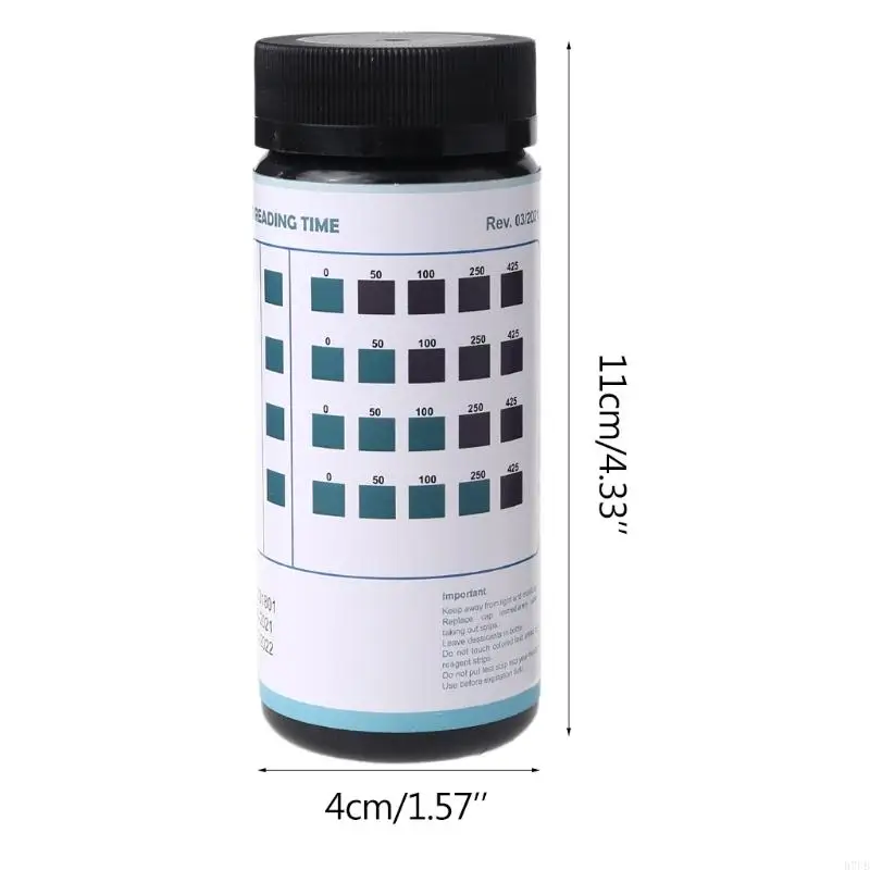 R7UB Best Water Hardness Test Strips Reliable Item for Testing Water Quality of Pool Spa Aquarium Drinking & Well