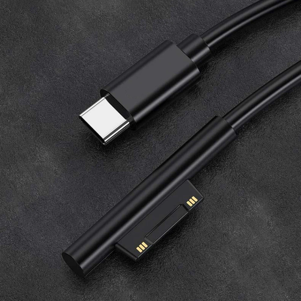 15V 3A Fast Charging USB Type-C Power Supply Charger Adapter Fast Cable Cord for Microsoft Surface Pro 3 4 5 6