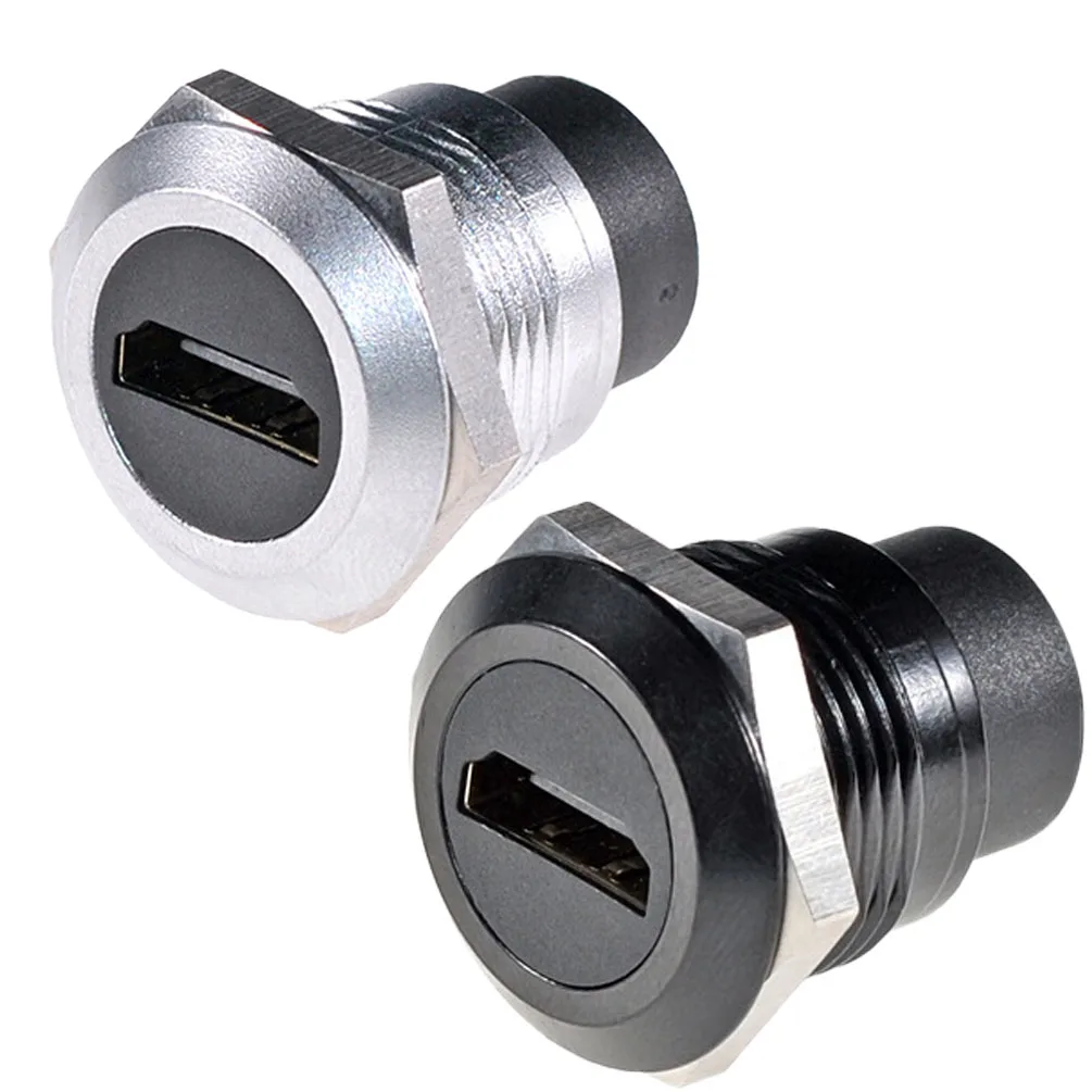Premium HDMI 2.0 Panel Mount Coupler - 4K 60Hz HDR Gold-Plated Adapter