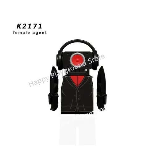 New KDL SWAT Skibidi Toilet Man Figures Anime Block Toys TvMan Titan Cameraman Speakerman Bricks Model Toy Birthday Gift - Image 9