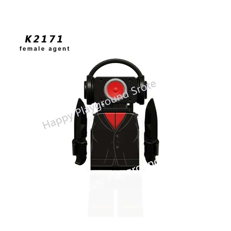 New KDL SWAT Skibidi Toilet Man Figures Anime Block Toys TvMan Titan Cameraman Speakerman Bricks Model Toy Birthday Gift - Image 9
