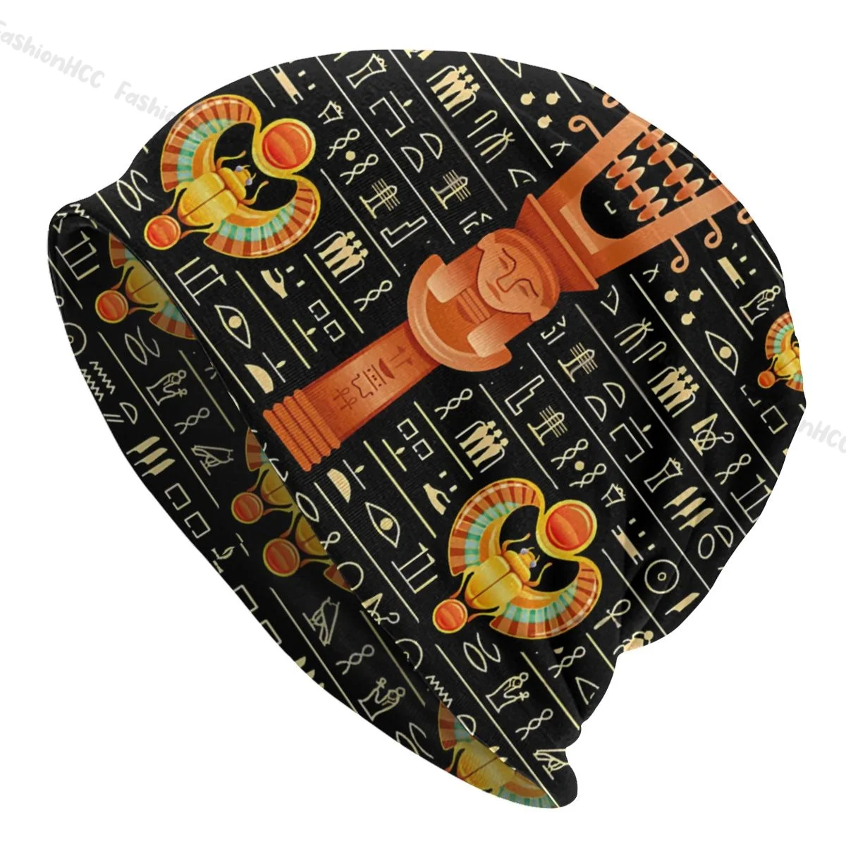 

Bonnet Hats Men Women's Thin Skullies Beanies Hat Egypt Pharaoh Egyptian Art Autumn Spring Warm Cap Street Caps