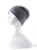 Women 100% Pure Cashmere Beanies Solid Caps Rolled Hem Hat Casual Basic Soft Autumn Winter Real Cashmere Warm Sleep Hair Bonnet 3