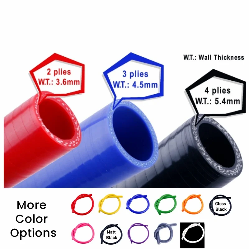90&deg; Reduce Elbow Hose Silicone Intercooler ID50-80 51-57 51-60 51-63 51-70 51-76 51-85 51-90 1PC 2PCS 3PLY