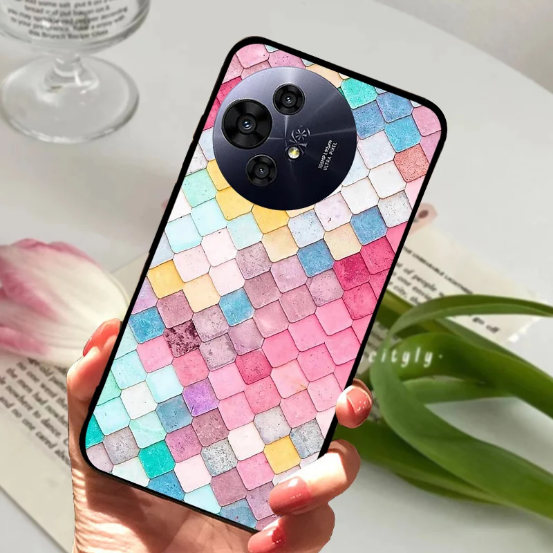 REY Pack 3X Protezione Per TCL 50 NXTPAPER 5G E 50 PRO NXTPAPER 5G: Vetro Temperato 9H E Cover Antiurto In TPU