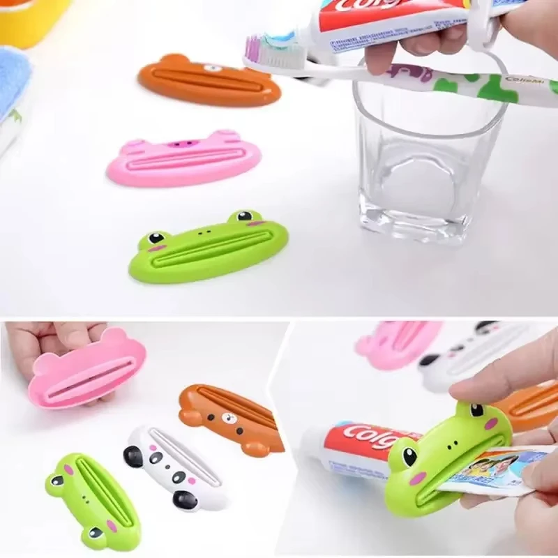 Cute Animal Multifunction Squeezer Toothpaste Squeezer Home Commodity Bathroom Tube Cartoon Toothpaste Dispenser