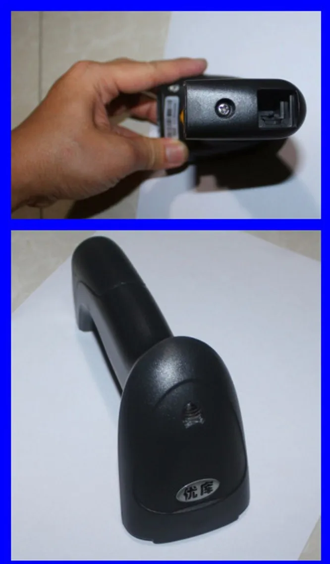Keyboard Port PS2 Interface Laser Barcode Scanner