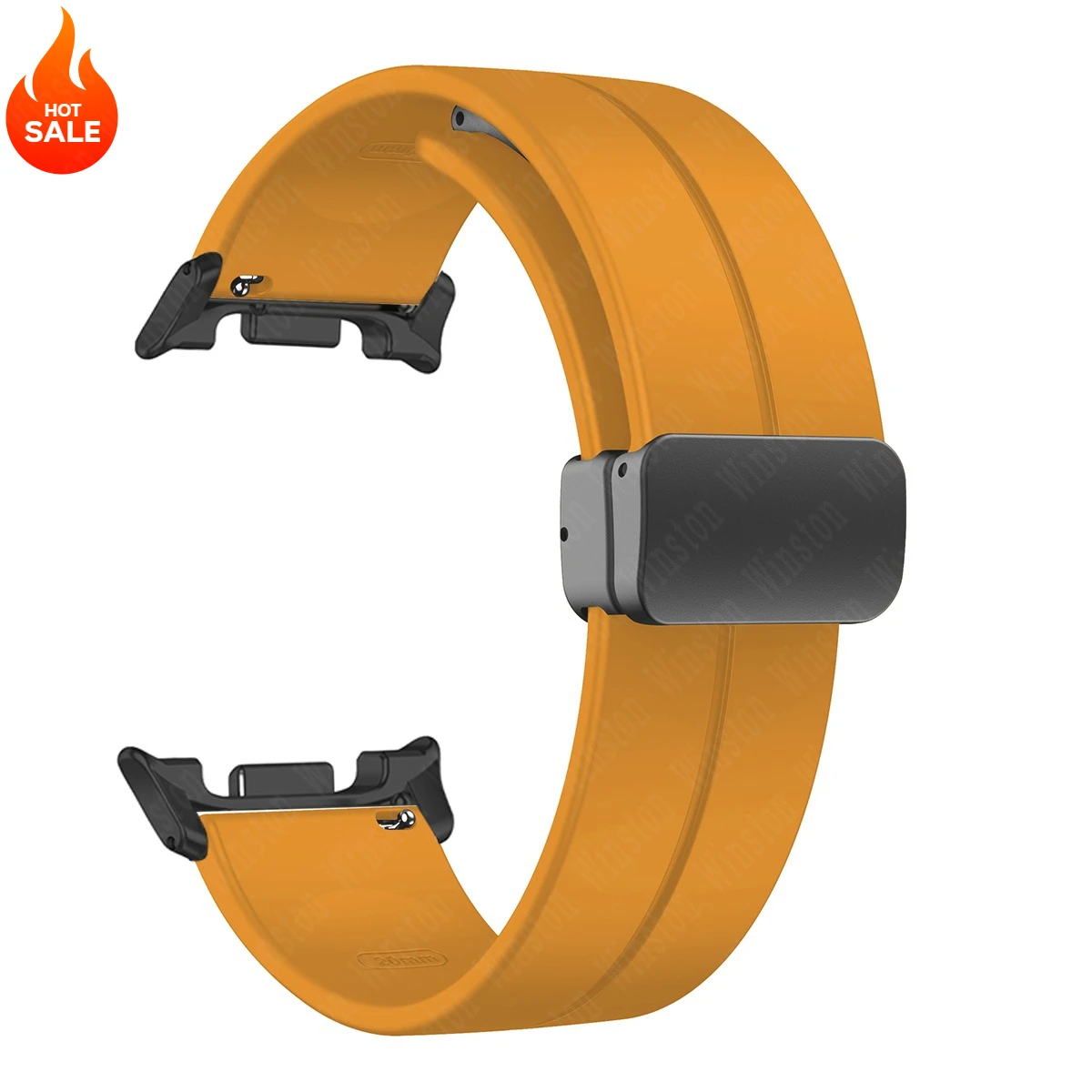 Magnetic Buckle Silicone Watch Band - Universal Fit