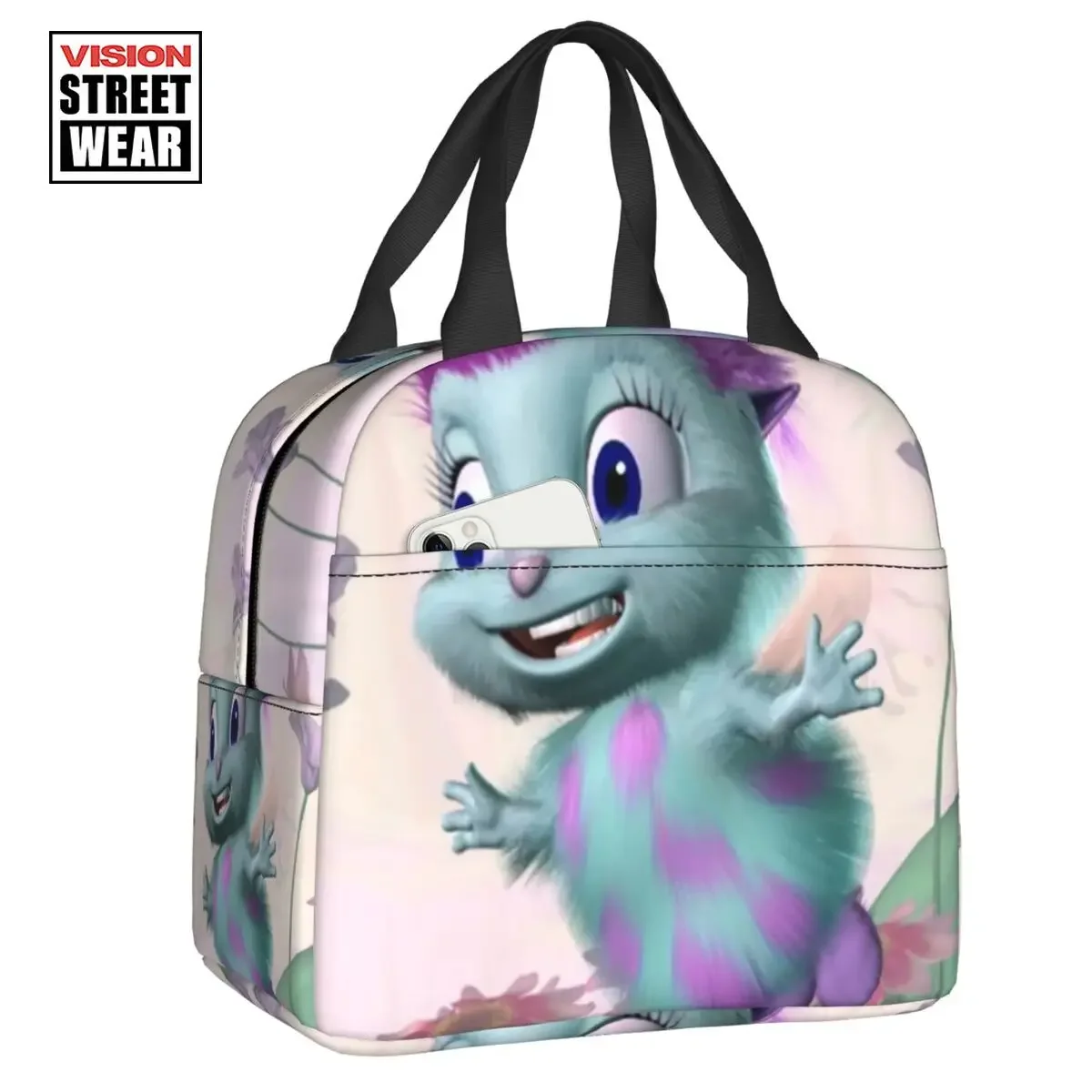 

Bibble Meme Thermal Insulated Lunch Bags Animated Characters Portable Lunch Tote For Office Outdoor Multifunction Food Box