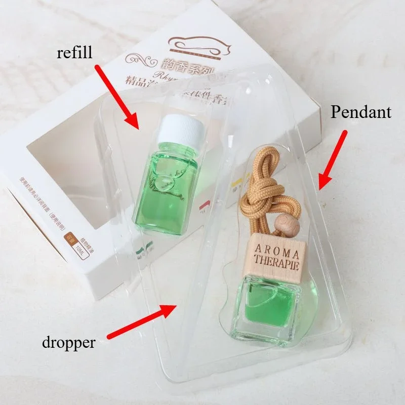 Air Freshener Car Perfume Aromatherapy Pendant Hanging Ornament in Car Small Gift for Friends