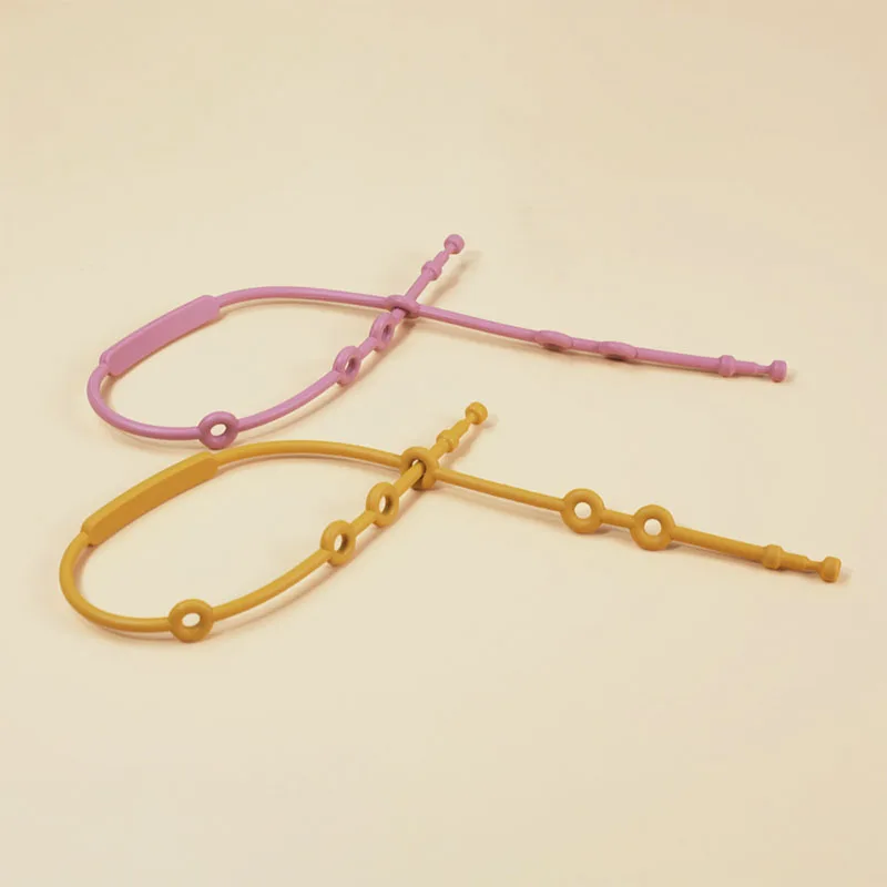 Pacifier Chain Pacifier Clip Teething Toys Pacifier Accessories Teething Toy Tethers Teether Clip New Silicone Toy Safety Straps Newborn Teething Soother Chew Dummy Chains Adjustable Baby Pacifier Clip Teether Straps