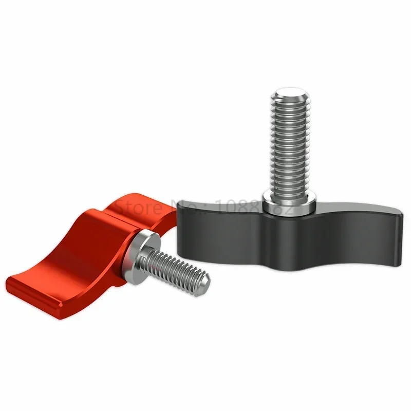 10PCS T 헤드 1/4 M4 M5 M6 스레드 핸들 렌치 10-35mm 길이 나사 어댑터 DJI Ronin M 짐벌 안정기 용 조절 헤드