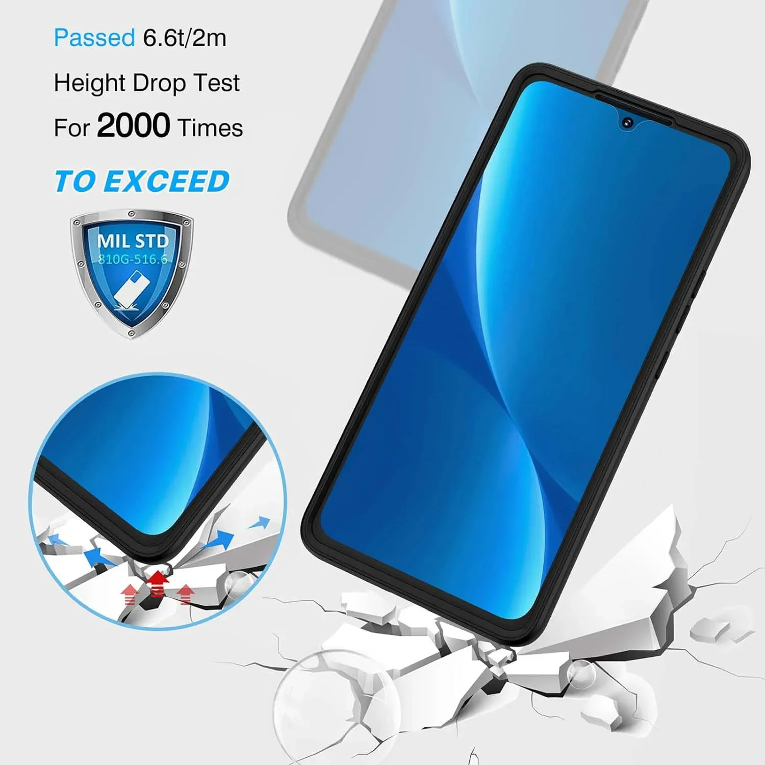 360 Full Shockproof Transparent Silicone Case