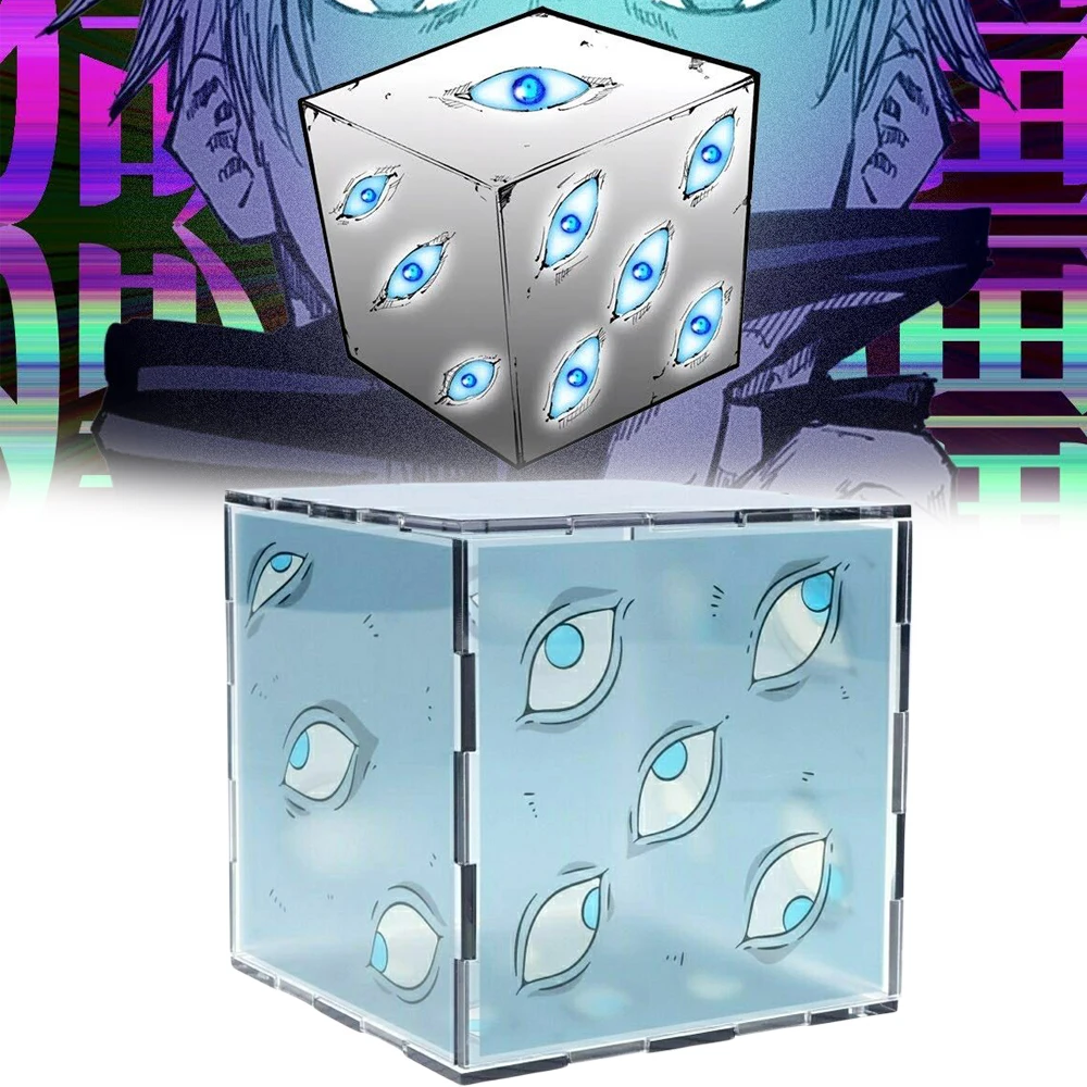 

Anime Jujutsu Kaisen Satoru Gojo Prison Realm Geto Suguru Cosplay Prop Acrylic Translucent Storage Box Decoration Gift