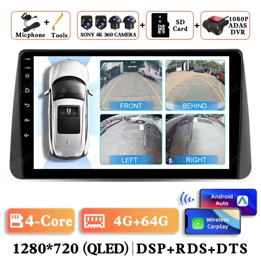 4G-64G 360 DVR