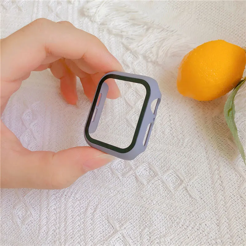 Premium Screen Protector Case - Durable Glass Cover for Apple Watch Accessories