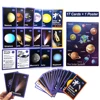17 Cards Space Solar System Star Educational Flash Card for Toddlers English card for 2-4 years kids children learning toys 1