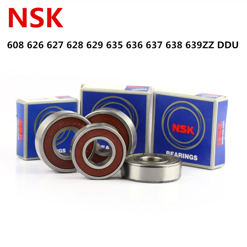 

JAPAN NSK Bearing Double Sealed High Precision 608 626 627 628 629 635 636 637 638 639ZZ 639DDU Deep Groove Ball Bearings