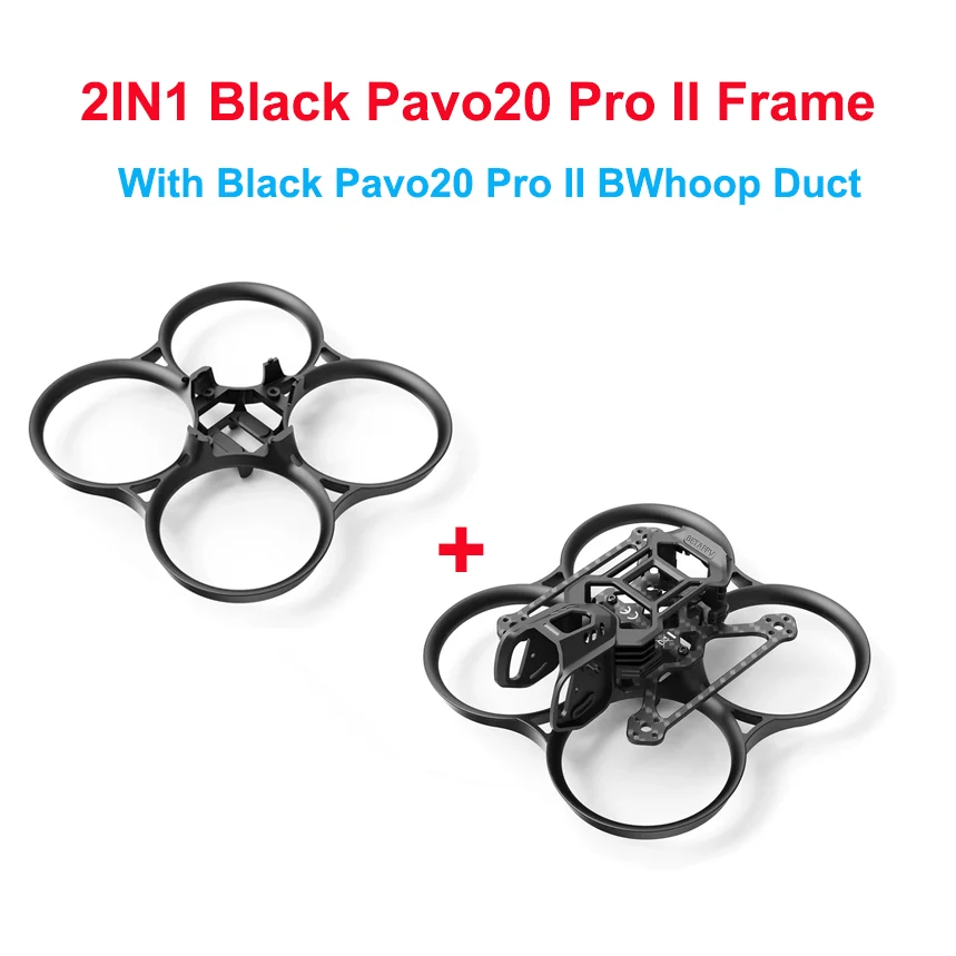 BETAFPV Pavo20 PRO Brushless BWhoop Frame with HD VTX Bracket and 93.7mm Wheelbase