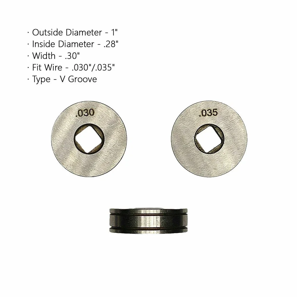 1PC MIG / MAG Drive Roll .023 .030 .035 .045 Godet Wheel Knurled V U Groove Wire Feed MIG Welder Machine Soldering Part