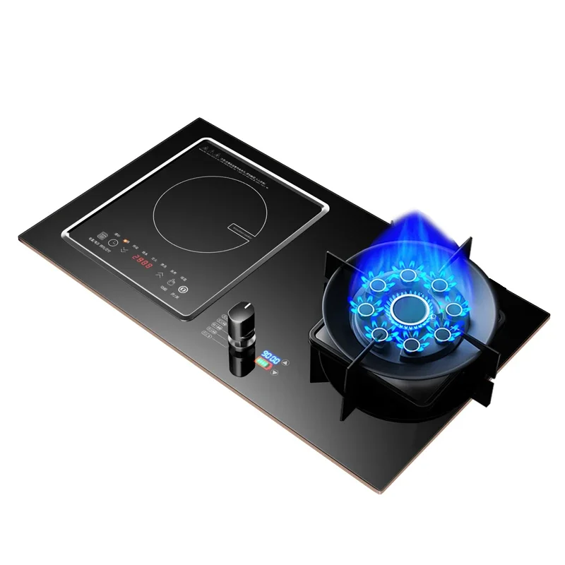 New Gas Stove Kitchen Glass Top Combination Chinese Kitchen Gas Stove Household Electrical