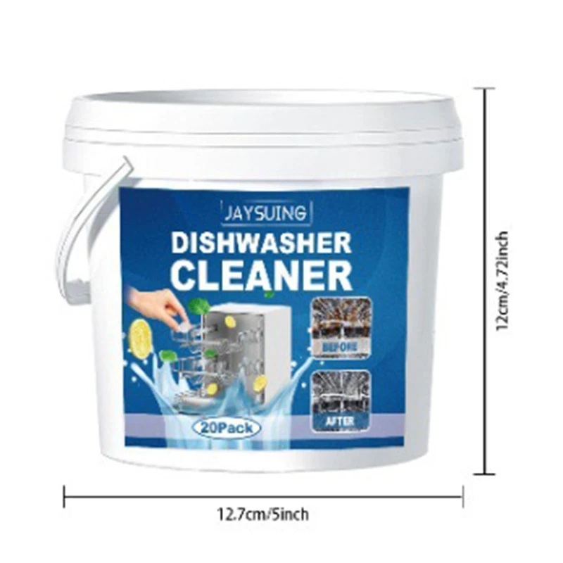 

Dishwasher Cleaner Descaling Detergent Tablets for Kitchen Dish-washing Machine