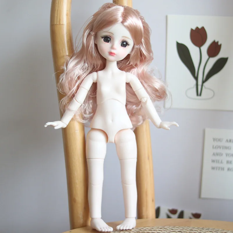 1 pieces Head for 30cm Girl Doll 1/6 Bjd Princess  Accessories Children Dress Up Toy Diy Only Head 5