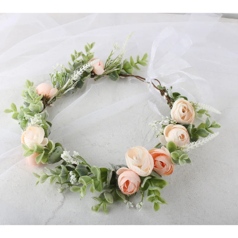 

Romantic Artifical Flowers Hair Accessories Bridesmaid Marriage tocados invitadas a boda Bridal Headwear