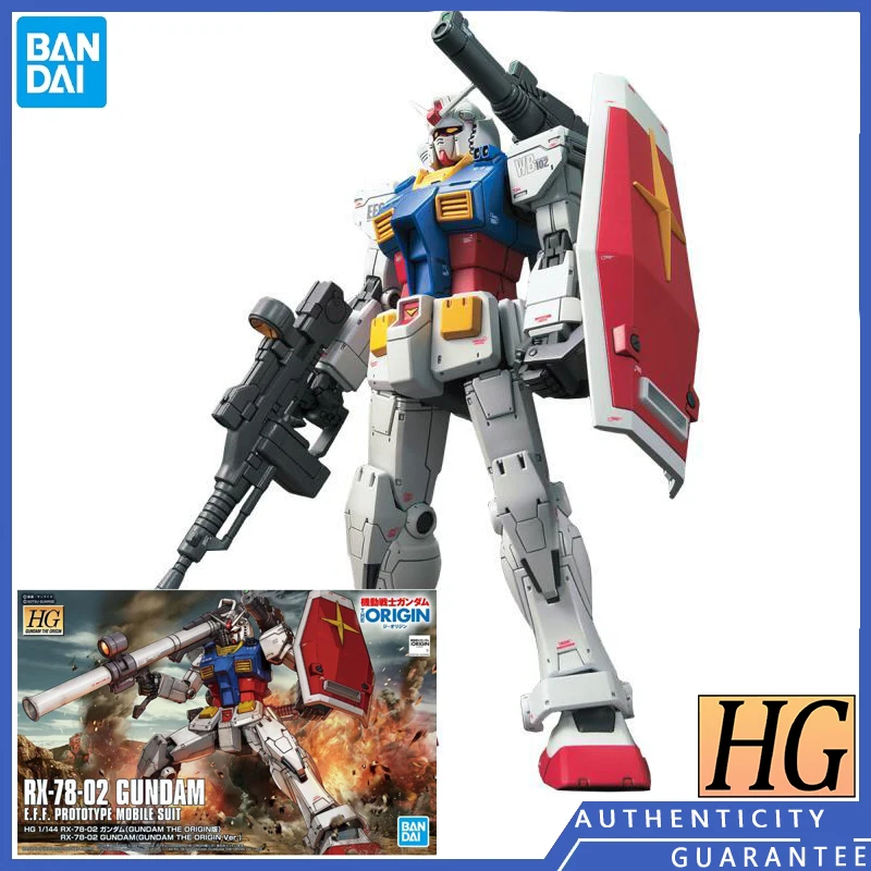 

[In stock] Bandai HG GTO 026 RX-78-2 Gundam Puzzle Model Toys Garage Kit Figure Scenic Ornament Gifts for Men