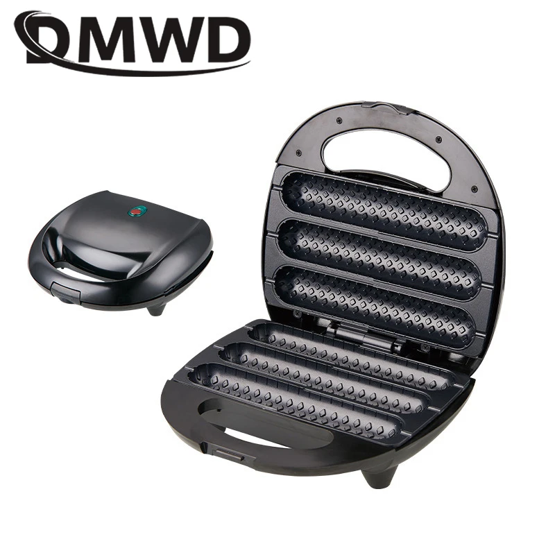 Elettrico Croccante Mais Hot Dog Waffle Maker Mini Muffin Francese Hot Dog Pane Lecca Lecca Macchina Per Salsicce Colazione Pan Cottura Grill