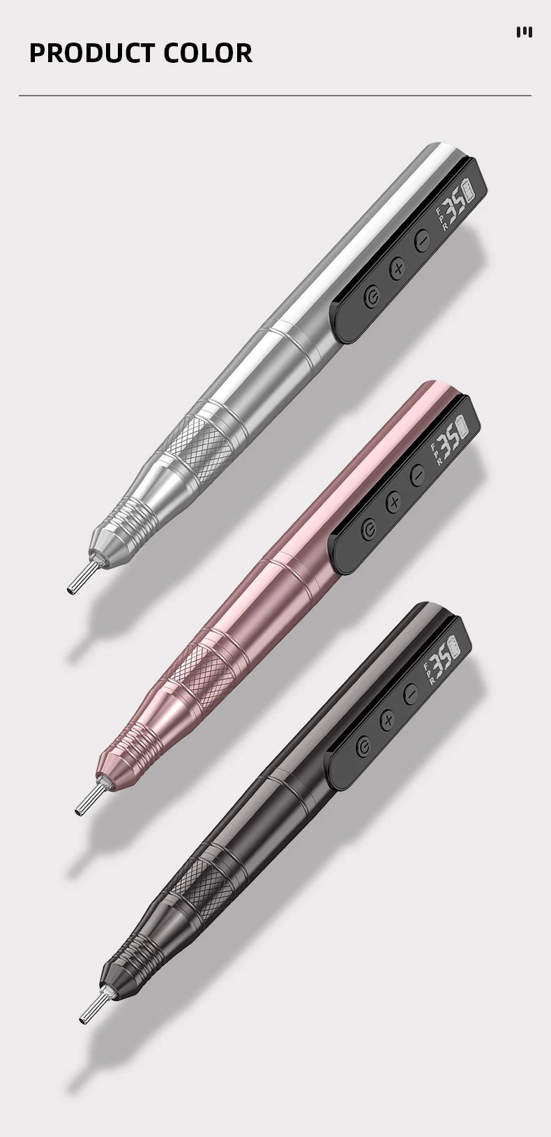 35000RPM Cordless Electric Nail Drill