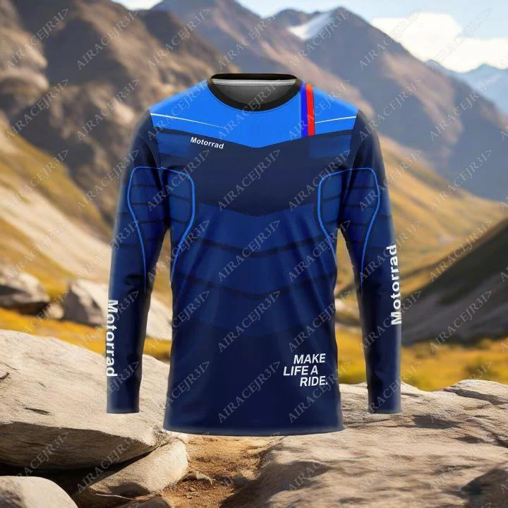 NONE Adventure Long Sleeve T-Shirt Blue 3