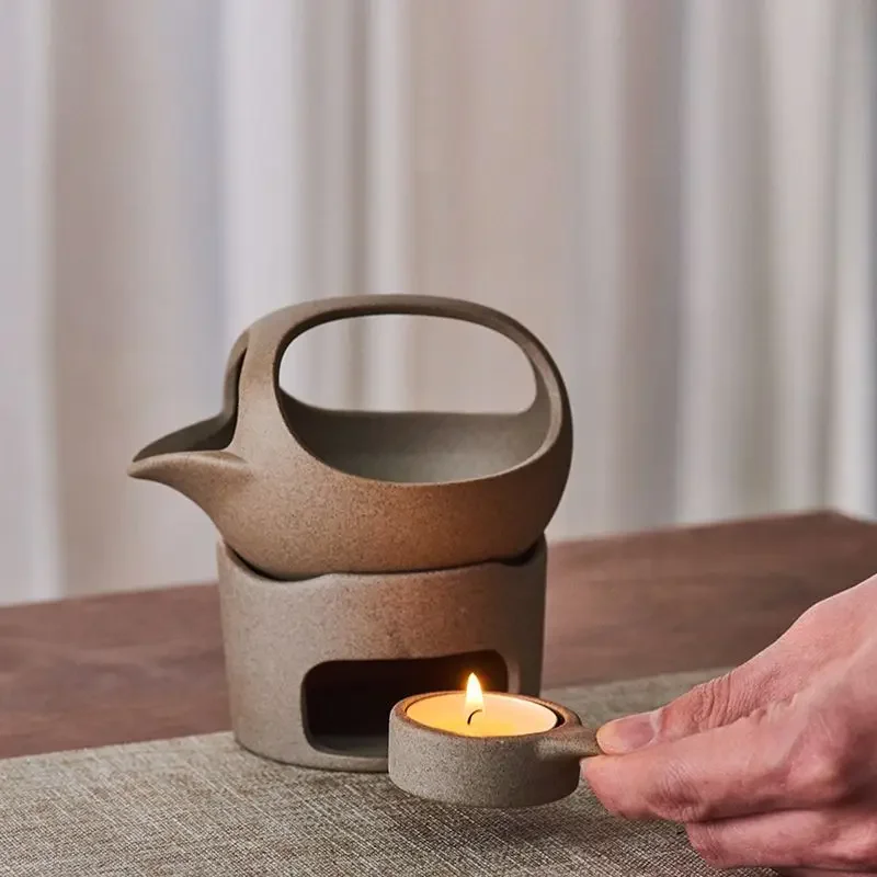 Ceramic tea stove tea awakening device ceremony accessories small household aroma enhancer candle roaster roaster