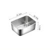 Stainless Steel Box High Temperature Resistant Foods Preservation Picnic Bento Boxes Storag Container Refrigerator Food Storage 6