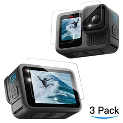 Ultra - HD 9H Hardness Glass Screen & Lens Protector Film - Clear, Anti - Scratch Accessories - 1 Set(3Pcs)