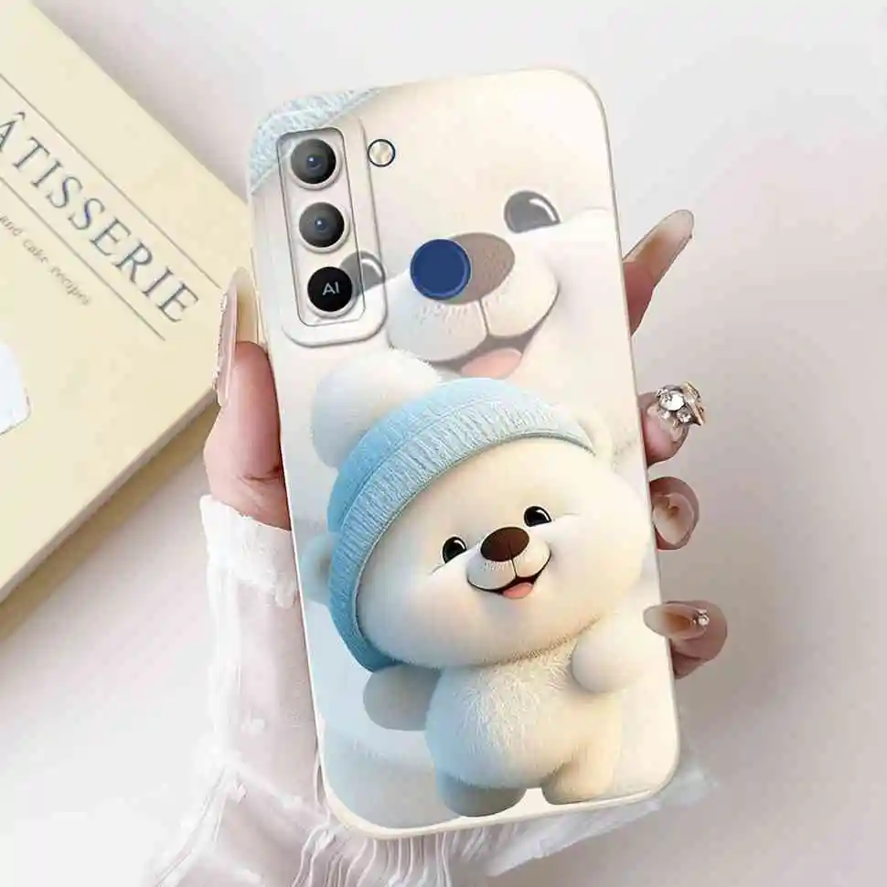 Tecno Pop 5 LTE Shockproof Painted Silicone Phone Case