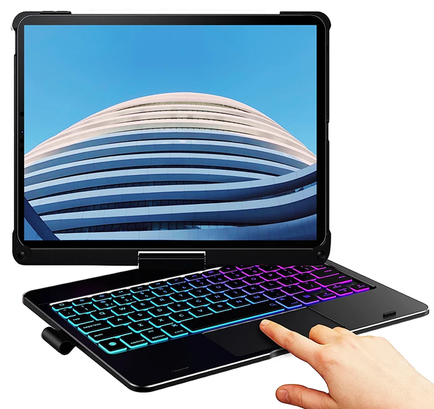 Ipad Pro 11 Inch Case With Keyboard (11", 2021) Multitouch Trackpad