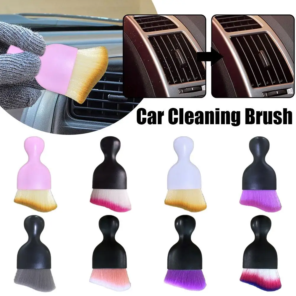 

1 Pcs Car Clean Brush Air Conditioning Air Outlet Dust Brush Tool Bristle Removal Car Soft Dust Collector Clean Brush T R9Y7