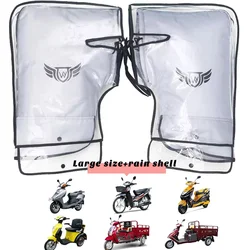 Windproof Rainproof Winter Thermal Handlebar Guard Gloves for Motorcycles, Scooters, and Bicycles (Waterproof)