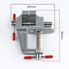 Mini Table Bench Vise 35mm Aluminum Alloy Multi-functional Bench Vise Table Screw Vise for DIY Craft Mold Fixed Repair Tool 5