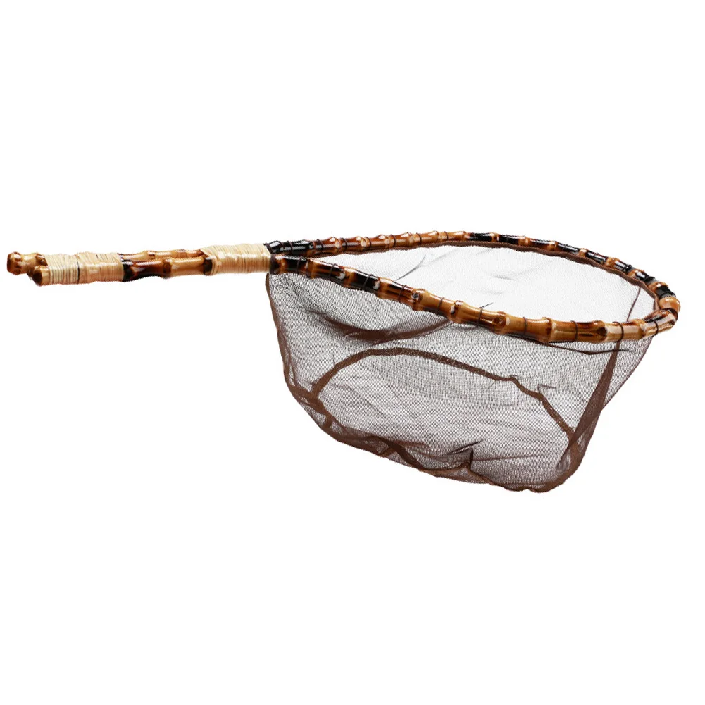 

Release Net Fly Fishing Net 55*15*21cm Hand-tied Nylon Bamboo 1pc 200g Brand New Durable High Quality Hot Sale