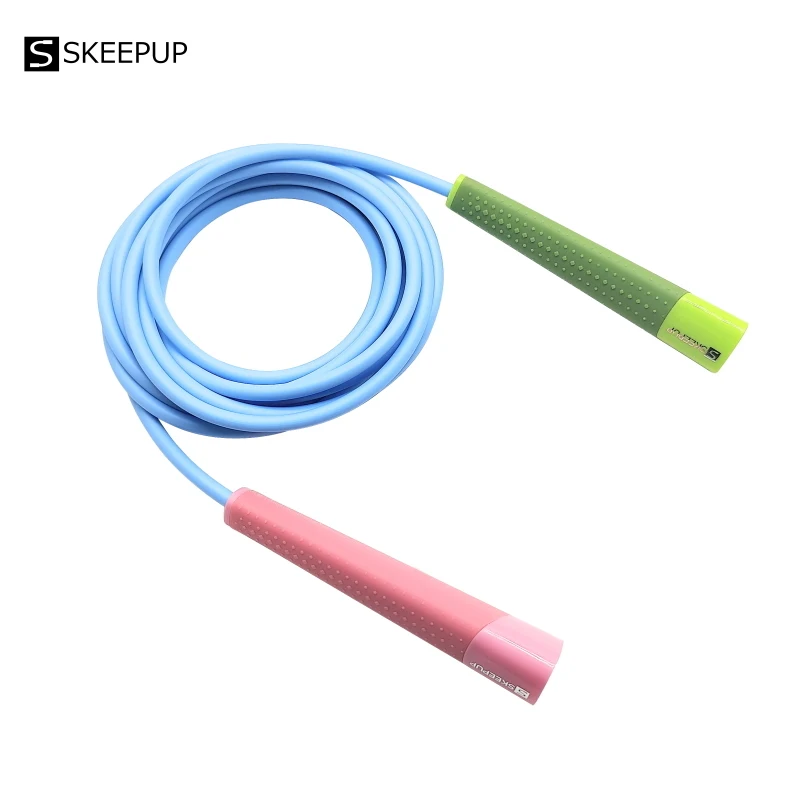 

NEVERTOOLATE SKEEPUP 5.5mm diameter PVC 2.8 meter handle anti slid rubber coat jump skip rope crossfit fitness skipping