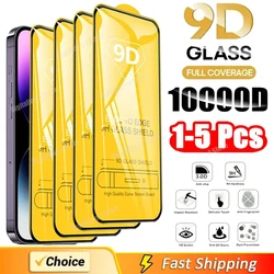 Premium 9D Tempered Glass Screen Protector - Multi - Pack 1 - 5PCS - 1 PCS (For iPhone 16E)