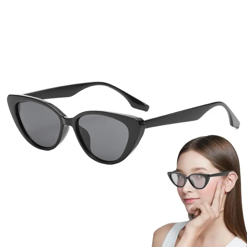 

Sexy Cat Eye Triangle Sunglasses Retro Female Eyewear Anti-UV Sun Glasses Polarized Streetwear Trending Fashion Ladies Glasse