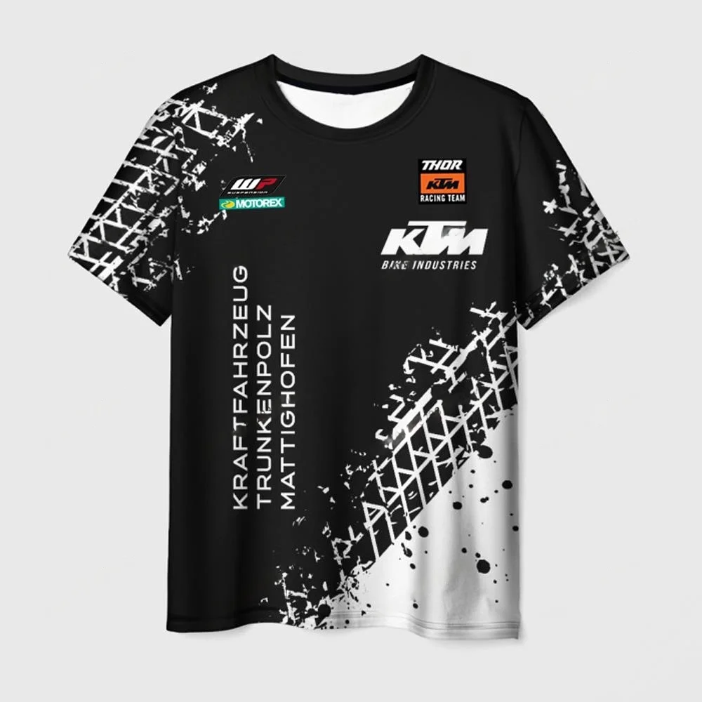 2026 여름 KTM 티셔츠 신상품 모토렉스 3D 프린팅 저지 MXGP 통기성 레이싱 팀 모토크로스 성인 저지
